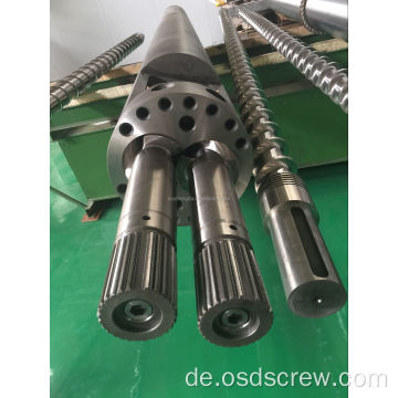 Vollharte parallele Doppelschnecke und Zylinder/Fass mit Krauss Maffei Design Zhoushan Extruder bimetallischCOLMONOY Stellite HK7